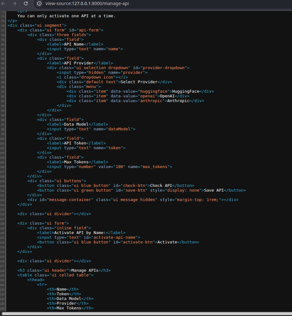 Manage API page source from Zerodayf